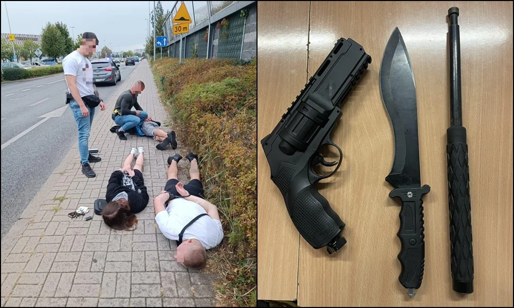 Użyli gazu podczas kradzieży sklepowej. Policjanci zatrzymali czworo mieszkańców Zabrza