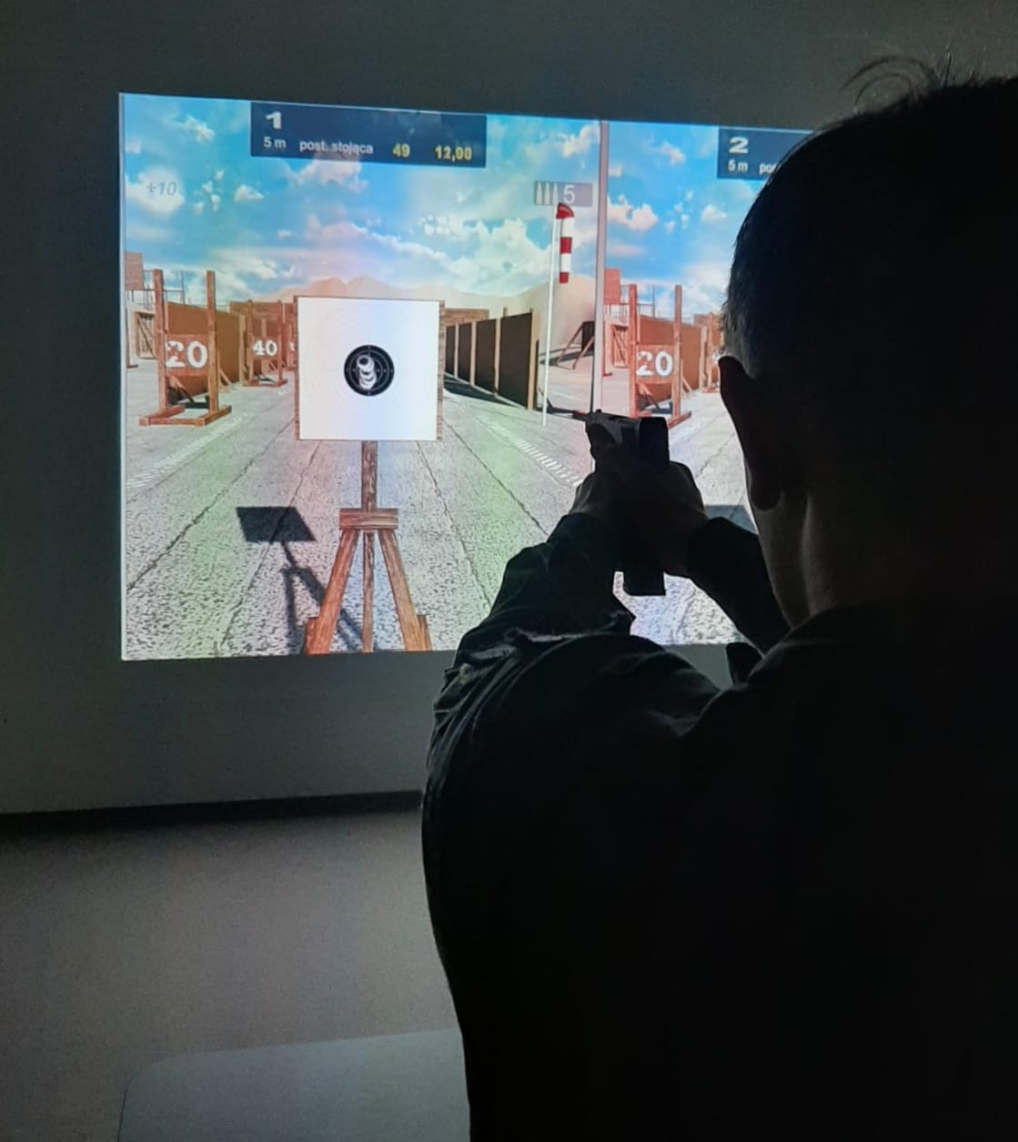 Uroczyste otwarcie wirtualnej strzelnicy w Zabrzu