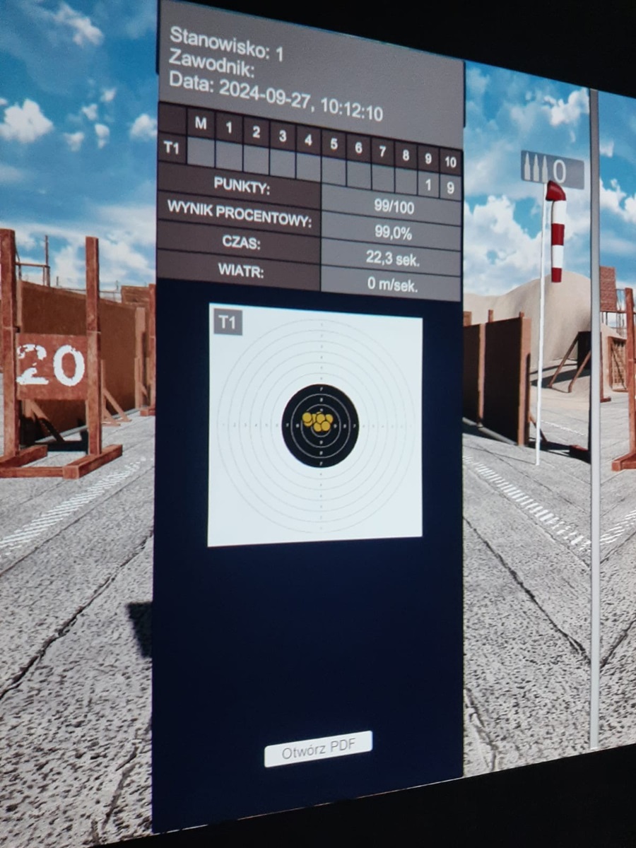 Uroczyste otwarcie wirtualnej strzelnicy w Zabrzu