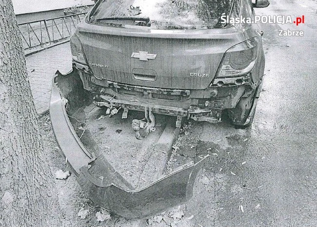 Policja poszukuje świadków uszkodzenia Chevroleta ul. Skalistej w Zabrzu