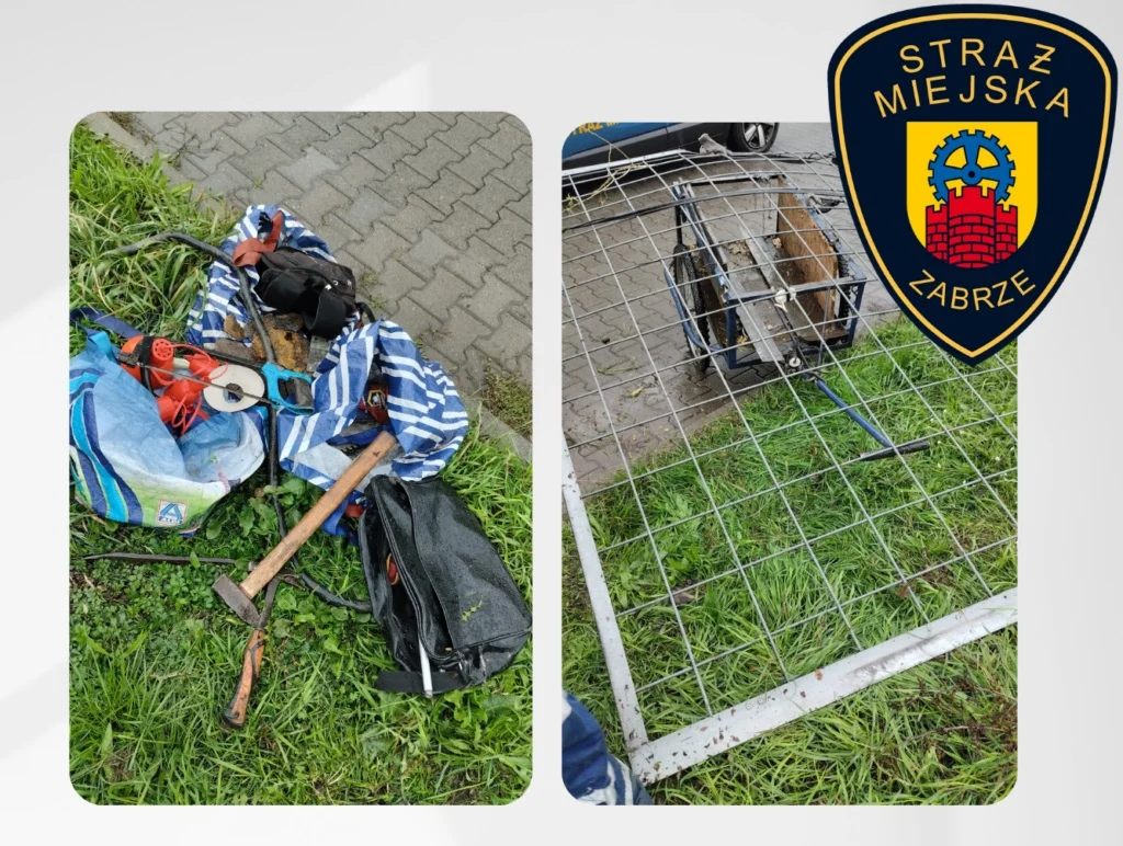 Amatorzy "recyklingu" złapani na gorącym uczynku w Zabrzu