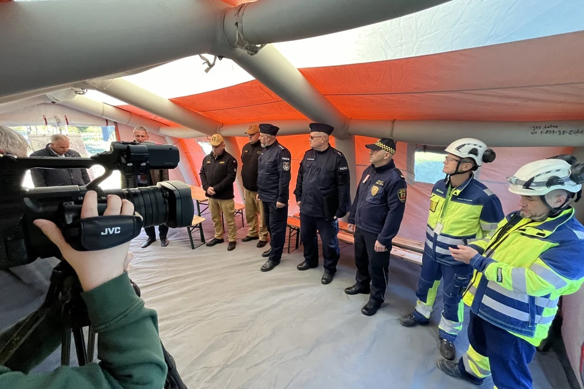 Ćwiczenia obronne „Zabrze 2024” – Straż Pożarna w symulacji zagrożenia w elektrociepłowni