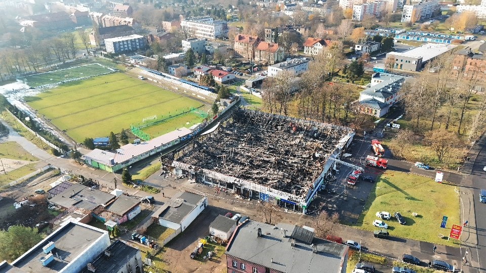 Ruda Śląska: Pożar w pawilonie handlowym. Przedsiębiorcy opisują dramatyczne chwile