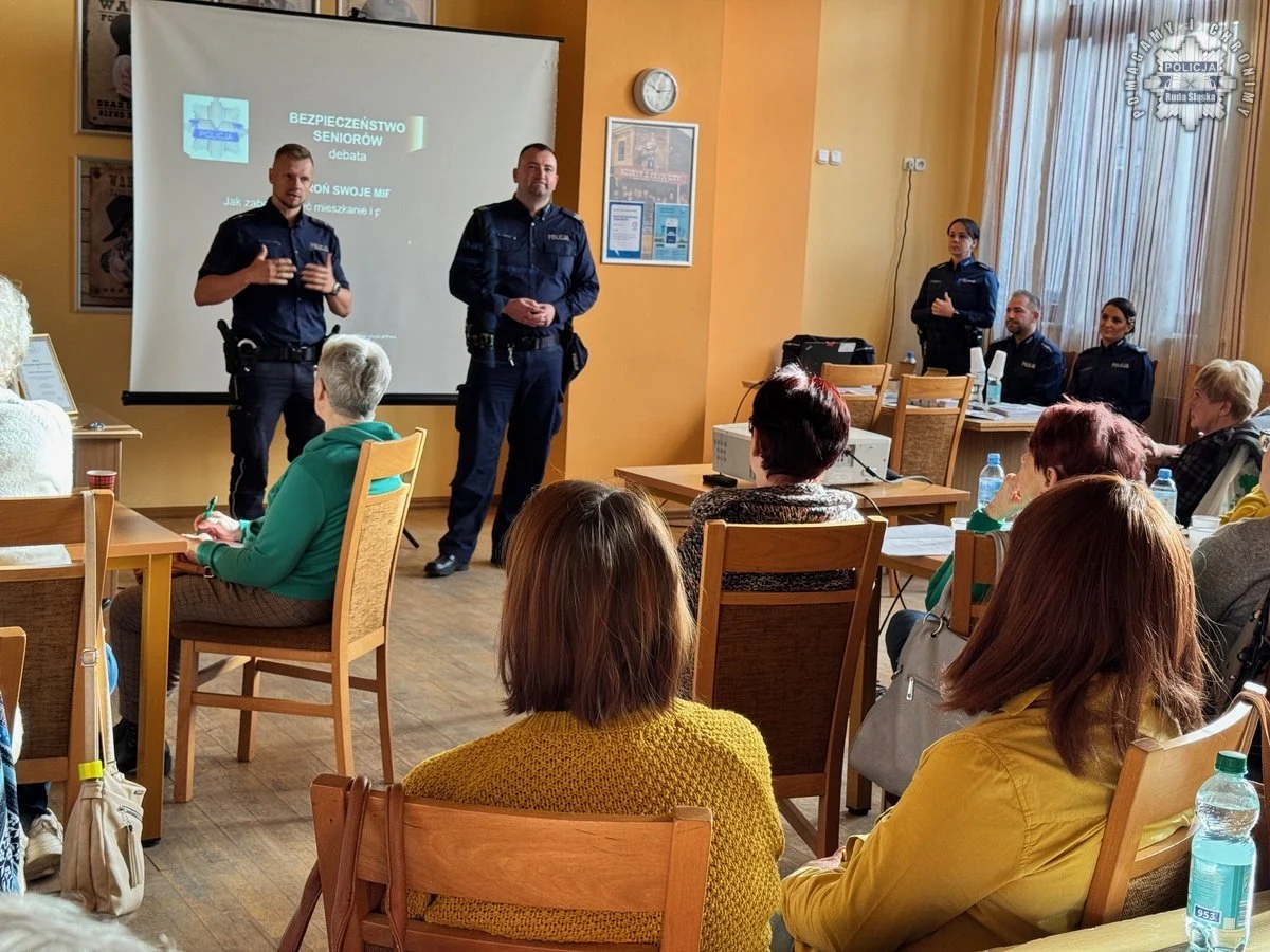 Seniorze, chroń swoje mienie – za nami debata o bezpieczeństwie w Rudzie Śląskiej