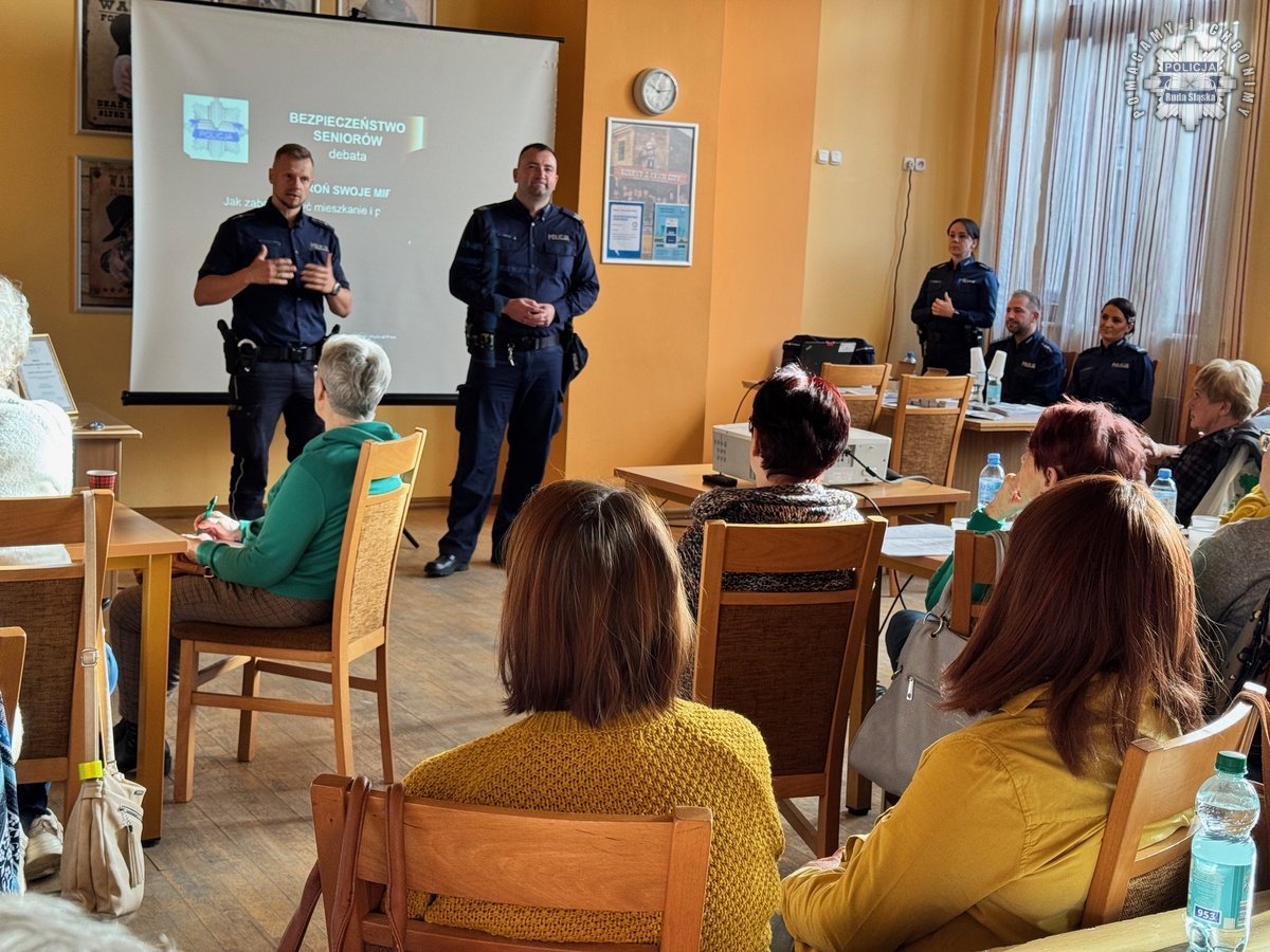 Seniorze, chroń swoje mienie – za nami debata o bezpieczeństwie w Rudzie Śląskiej