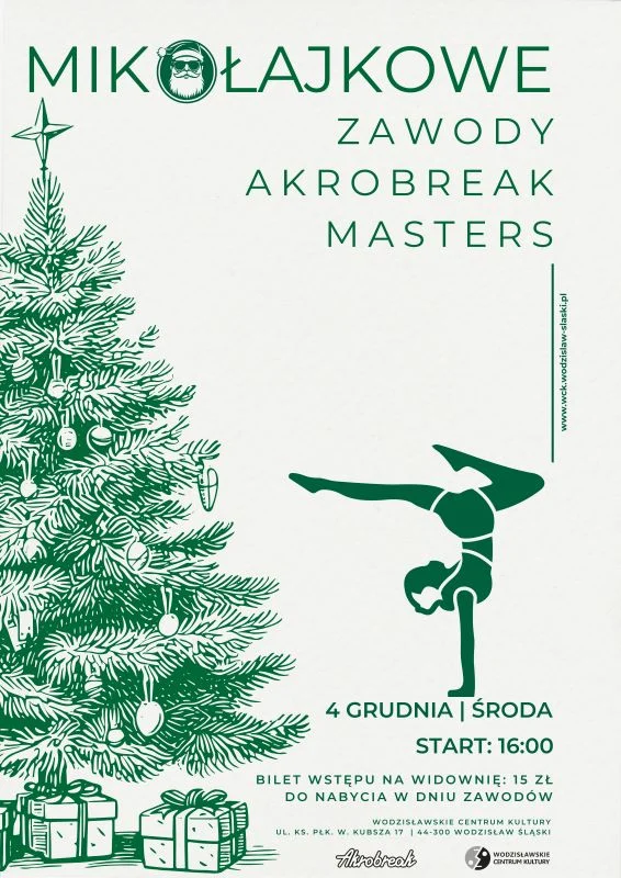 Mikołajkowe Zawody Akrobreak: taneczna akrobatyka w świątecznym klimacie