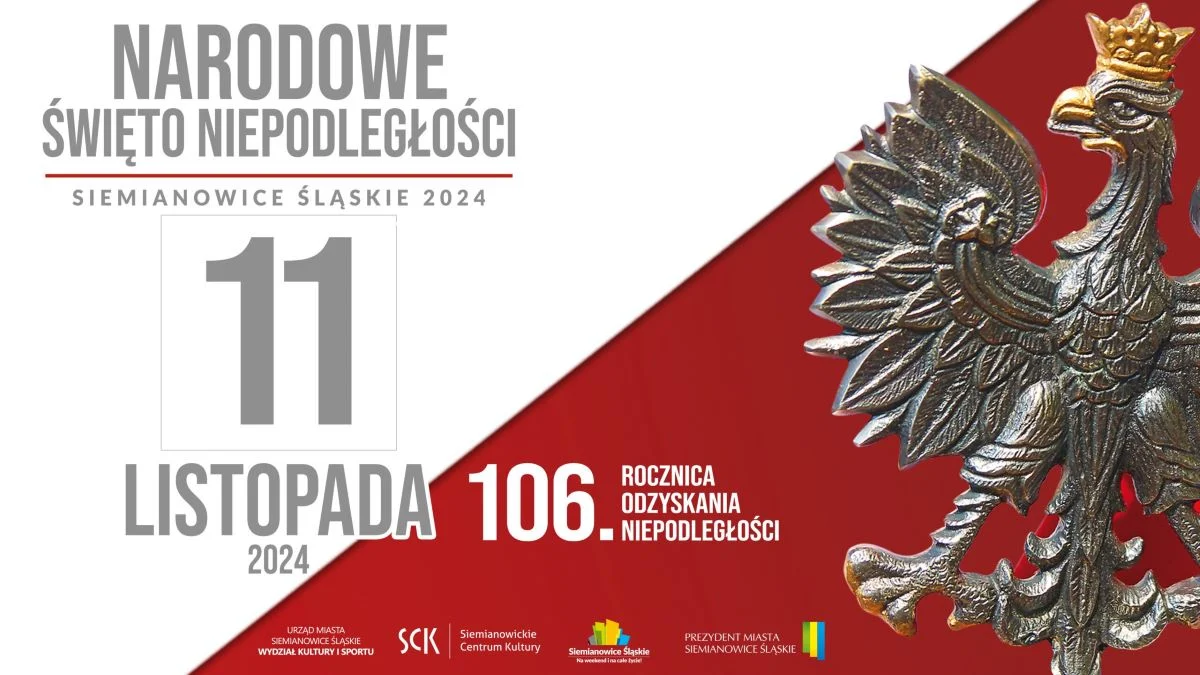 Siemianowice Śląskie wspólnie świętują 106-lecie niepodległości!