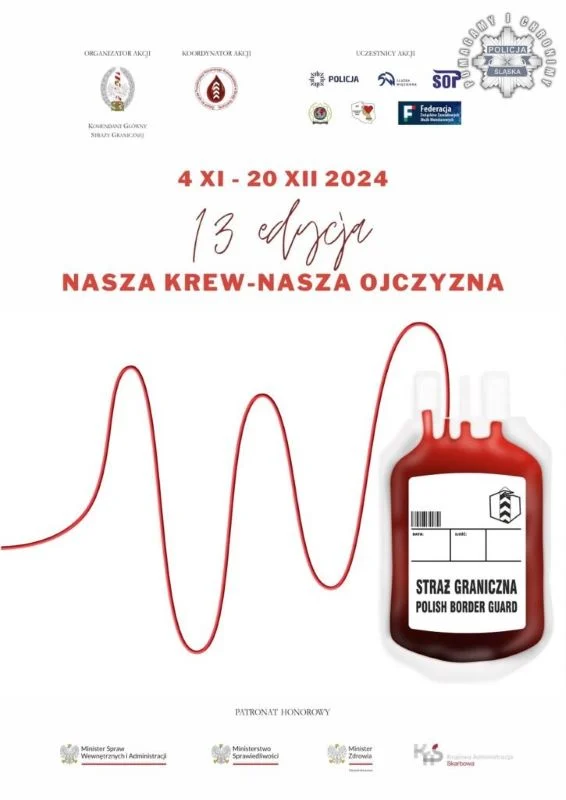 „Nasza krew – nasza Ojczyzna”: oddaj krew i pomóż ratować życie!