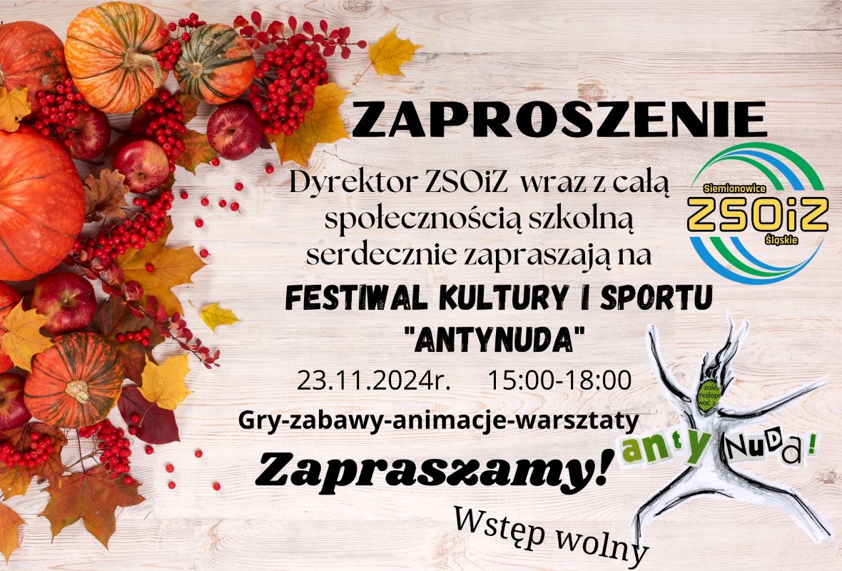 Festiwal ANTYnuda 2024 – kreatywność, sport i zabawa!