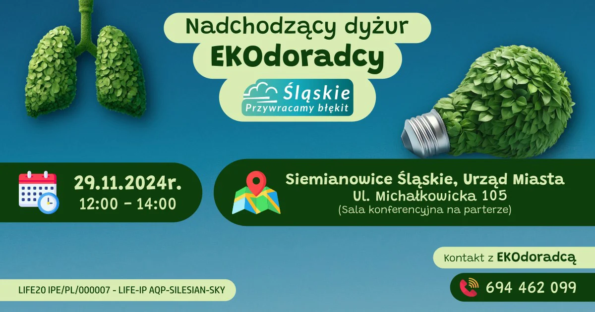 Dyżur Ekodoradcy – uzyskaj wsparcie w wymianie źródła ciepła!