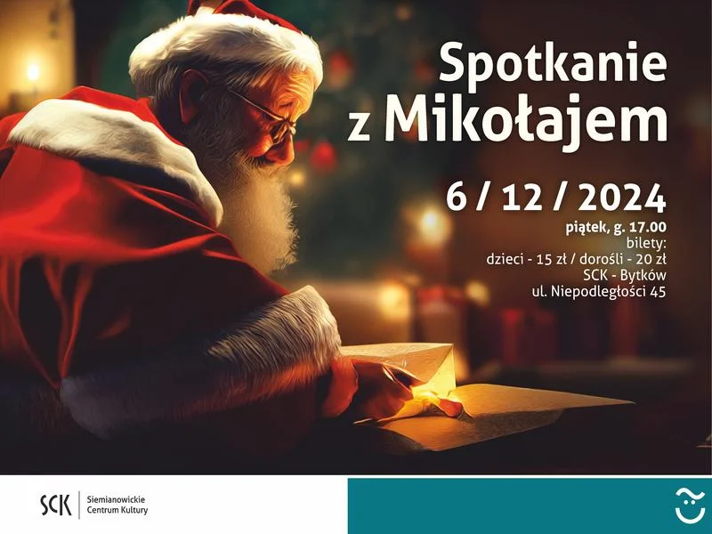Spotkanie z Mikołajem w SCK – magiczna zabawa czeka!