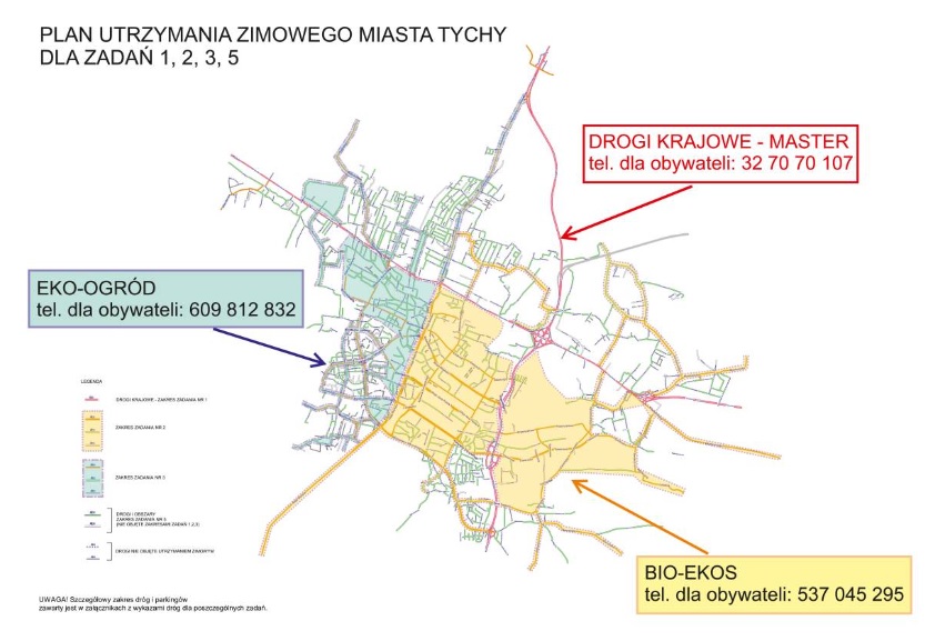 Zimowa akcja w Tychach: szerokie działania dla bezpieczeństwa na drogach