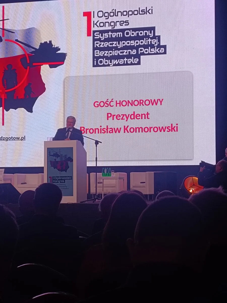 Mariusz Oleś na I Ogólnopolskim Kongresie „System Obrony Rzeczypospolitej” w Krakowie
