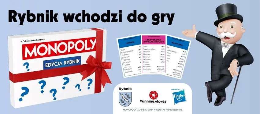 Rybnik na planszy Monopoly – dołącz do premiery rybnickiej edycji!