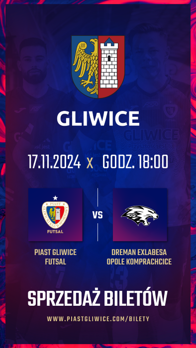 Futsaliści Piasta Gliwice bronią pozycji lidera – mecz już w niedzielę!