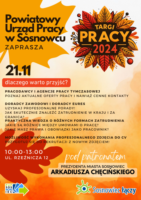 Przed nami Targi Pracy 2024 w Sosnowcu. Sprawdźcie szczegóły