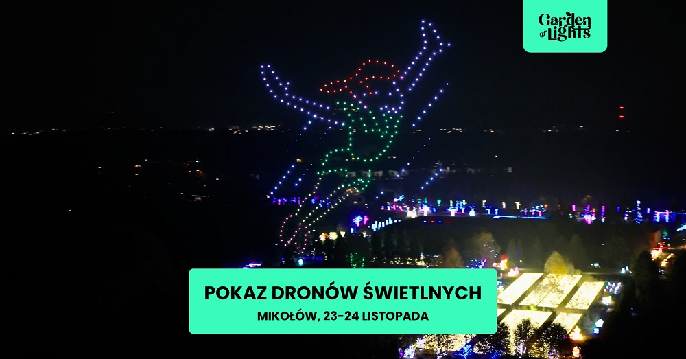 Piotruś Pan rozbłyśnie nad niebem Mikołowa. Przed nami spektakularny pokaz dronów!