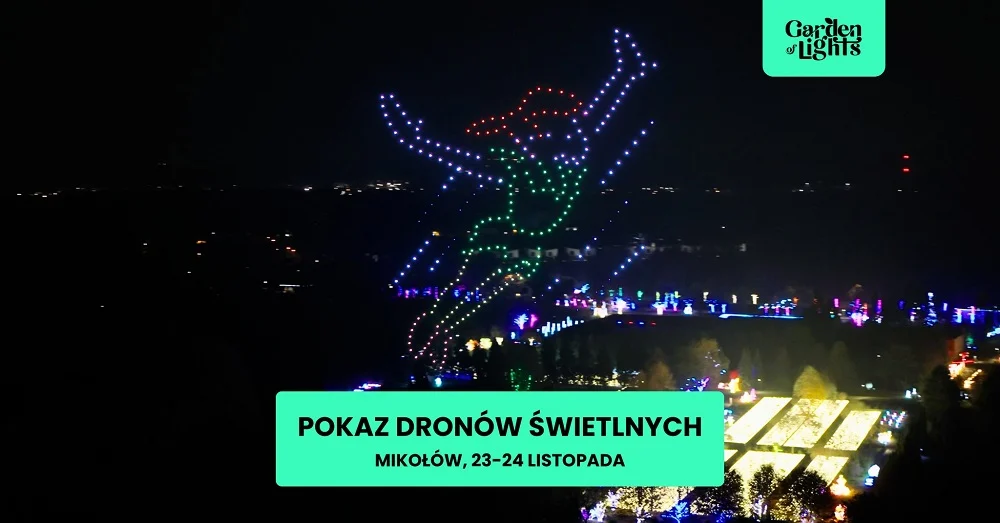 Piotruś Pan rozbłyśnie nad niebem Mikołowa. Przed nami spektakularny pokaz dronów!