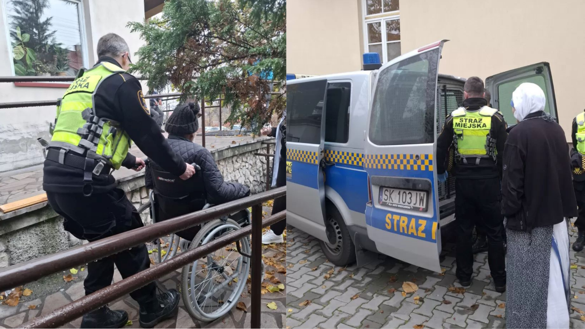 Straż miejska w Katowicach w akcji – pomoc dla osób narażonych na wychłodzenie