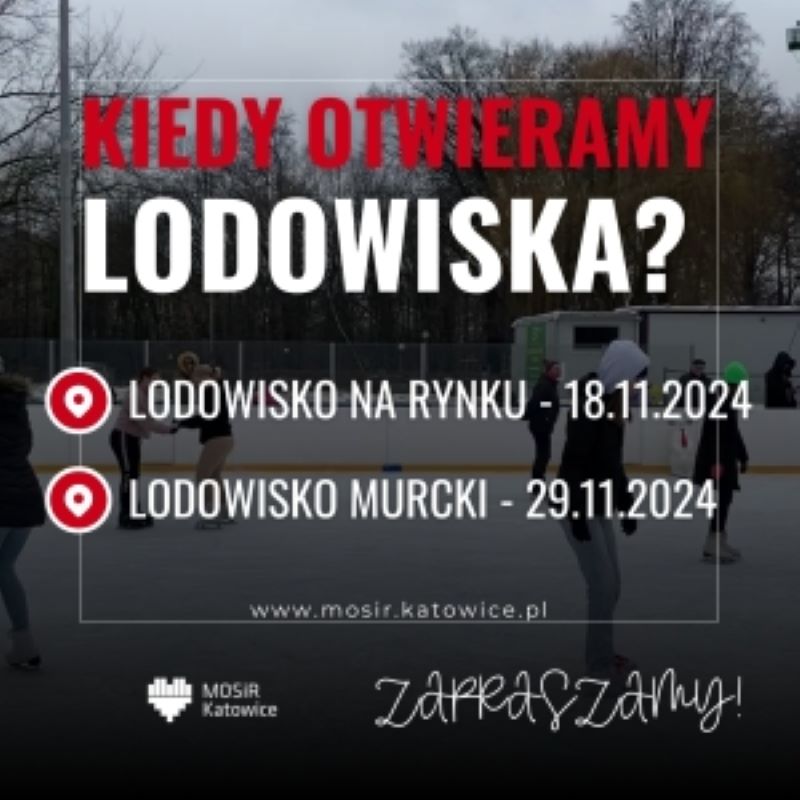 MOSiR Katowice otwiera lodowiska na sezon zimowy – sprawdź daty!
