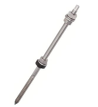 Śruba dwugwintowa jako element montażu fotowoltaiki