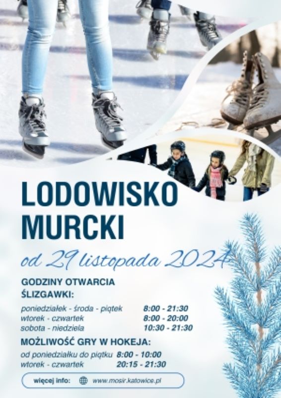 Lodowisko w Murckach otwarte od 29 listopada – wpadnij na ślizgawkę i zimową zabawę!
