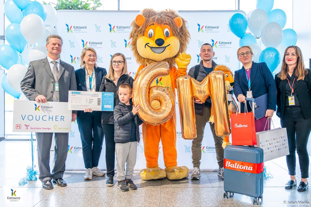 Katowice Airport osiąga kamień milowy – 6 milionów pasażerów w 2024 roku