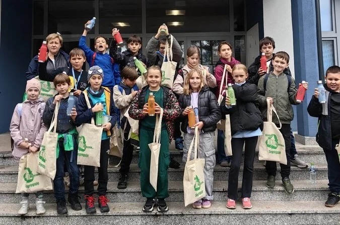 Uczniowie z Żor poznali tajniki recyklingu w Śląskim Parku Recyklingu