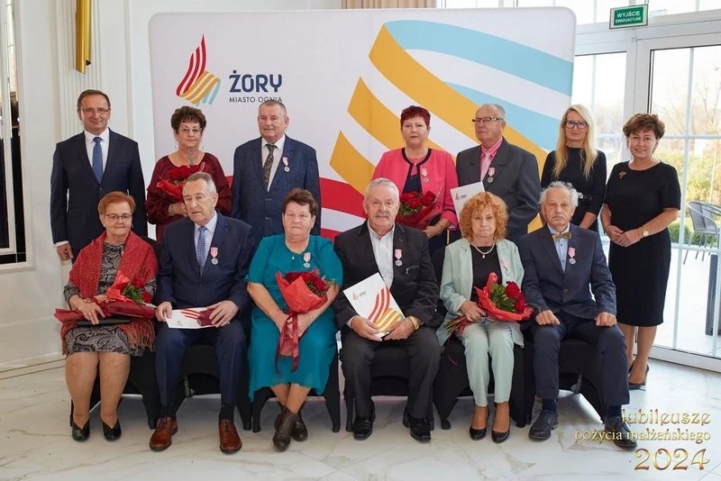 Żorskie pary świętowały Złote, Diamentowe i Żelazne Gody [FOTO]