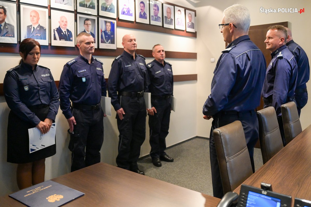 Nowe nominacje w Policji – zmiany kadrowe w komendzie Chorzowa