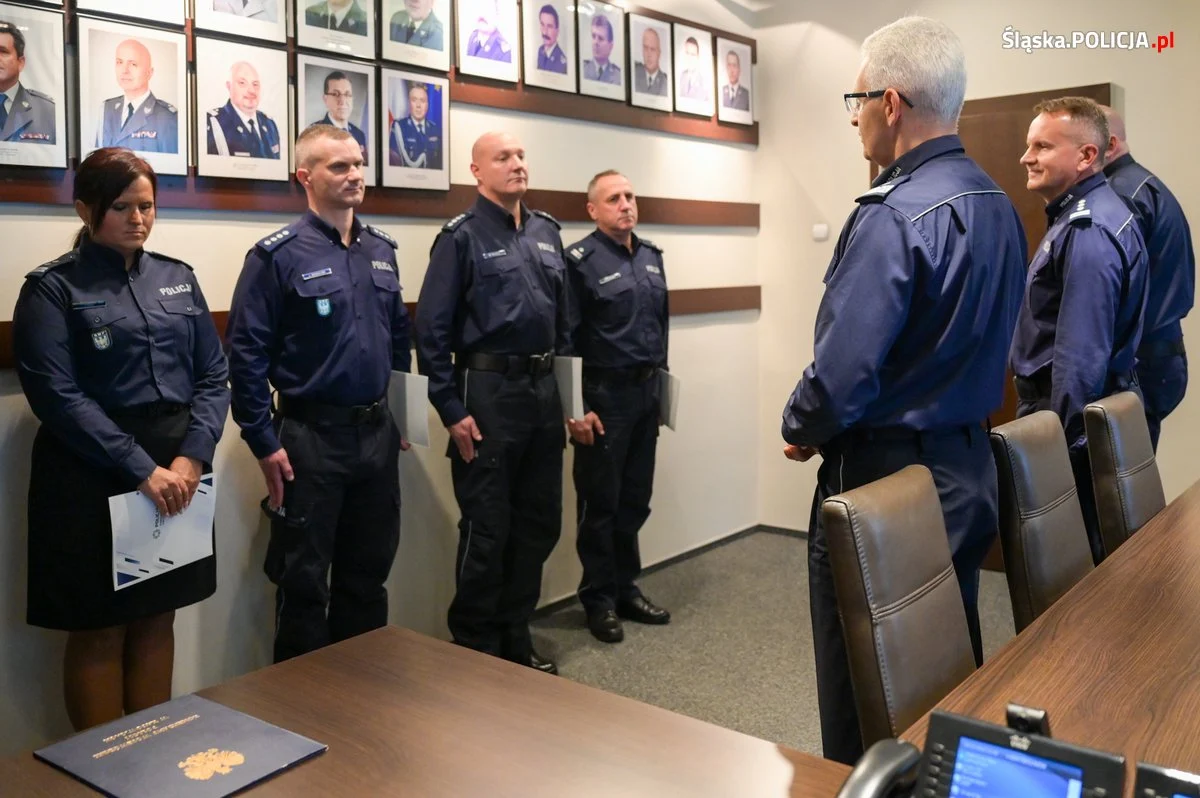 Nowe nominacje w Policji – zmiany kadrowe w komendzie Chorzowa