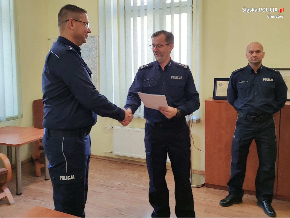 Zespoły Komisariatów I i II w Chorzowie z nowym kierownictwem