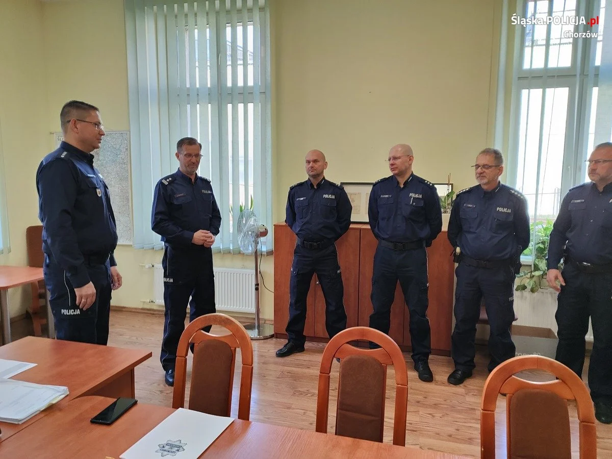 Zespoły Komisariatów I i II w Chorzowie z nowym kierownictwem