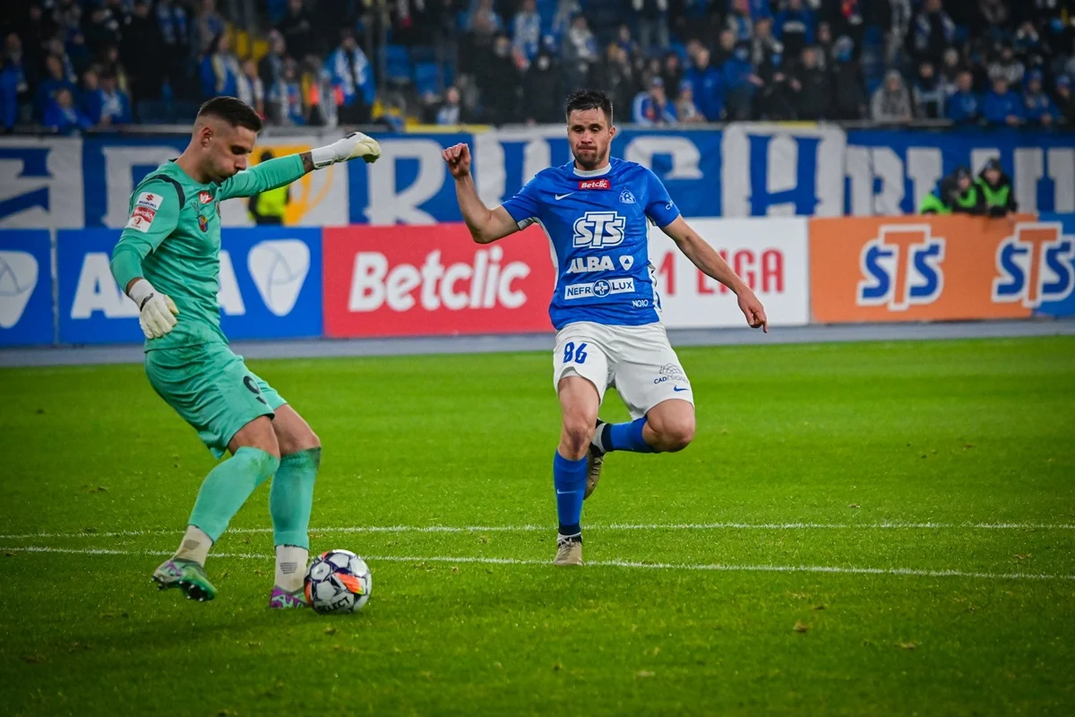Efektowna wygrana Ruchu Chorzów nad Chrobrym Głogów – pewna pozycja w czołówce tabeli