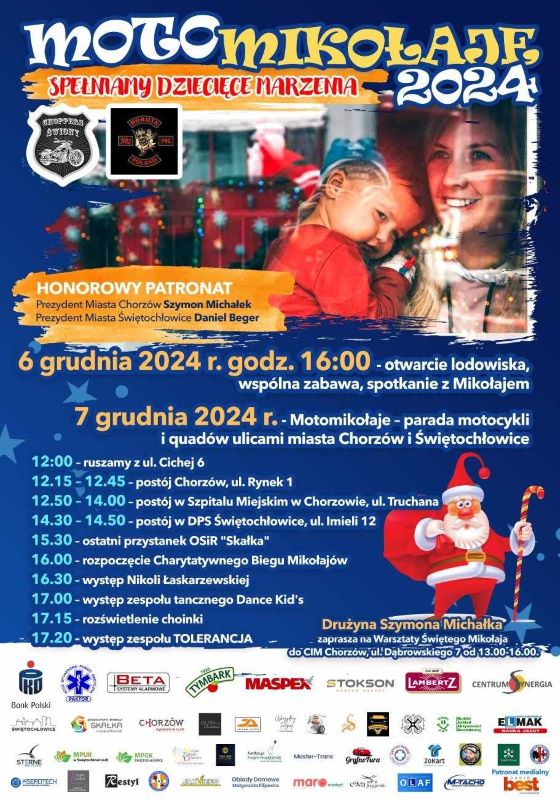 MotoMikołaje niosą radość – świąteczne wsparcie na dwóch kołach