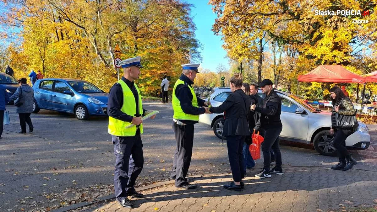Bezpieczne obchody Wszystkich Świętych w Zabrzu – policja podsumowuje działania
