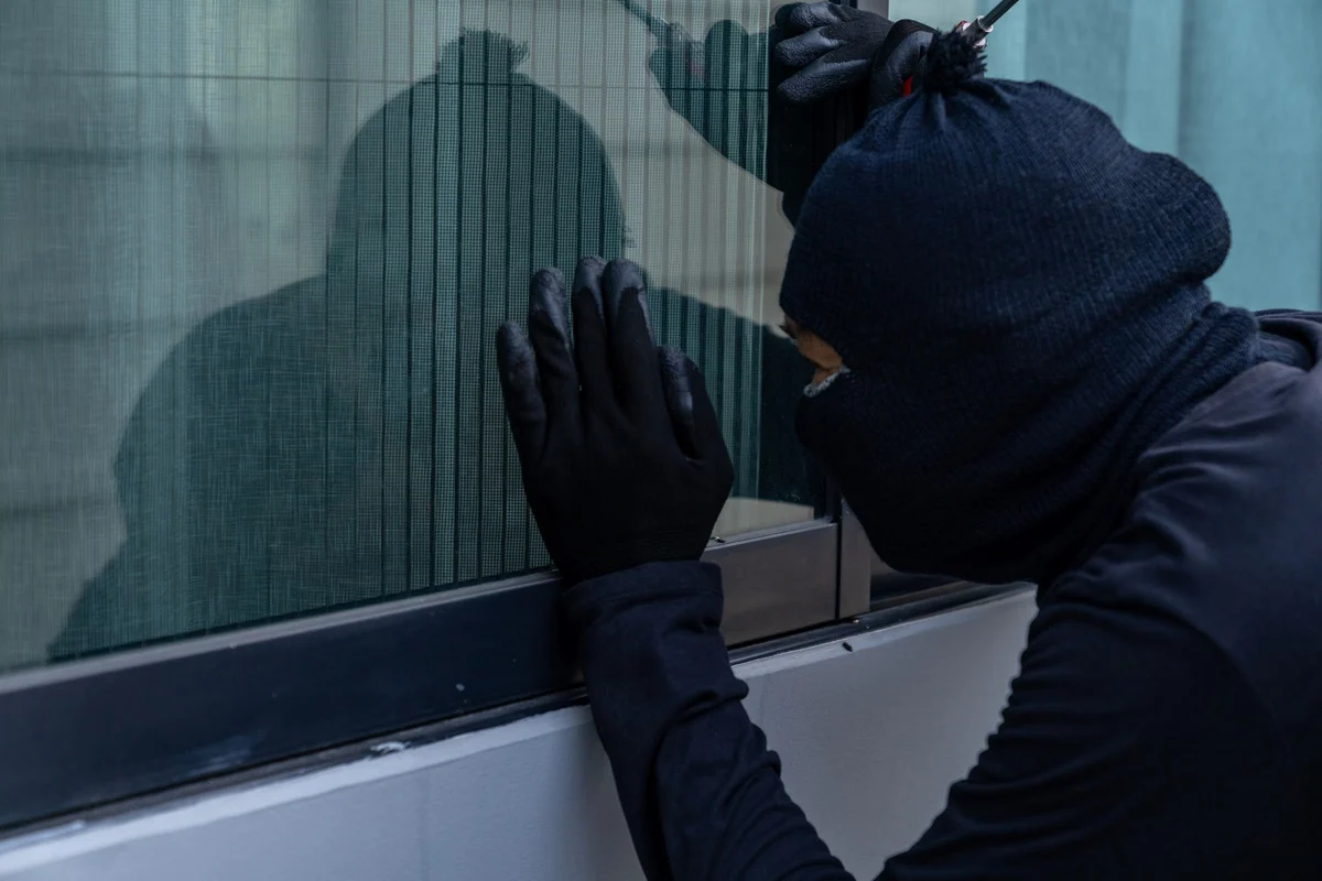 Włamywacze w rękach policjantów