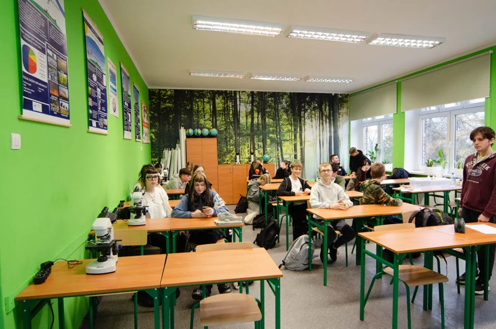 Otwarcie pracowni ekologicznej w I LO 38