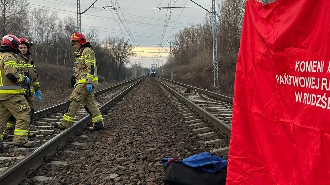 Tragiczny wypadek na torach w Rudzie Śląskiej: Nie żyje 19-latek