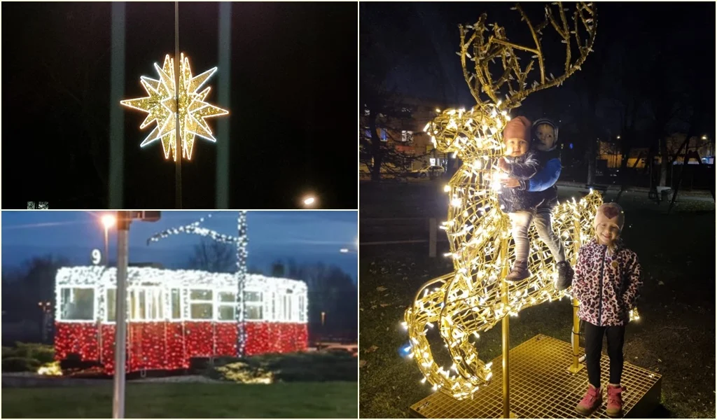 Świąteczne iluminacje jednak rozbłysły w kilku punktach Rudy Śląskiej!
