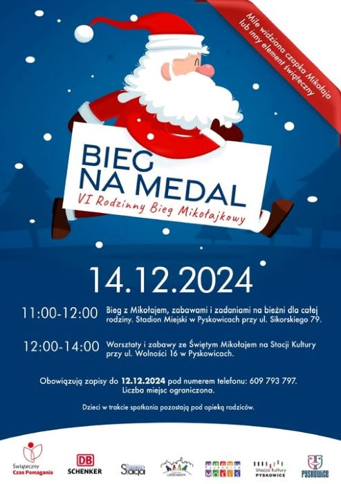 Przed nami coroczny rodzinny bieg mikołajkowy!