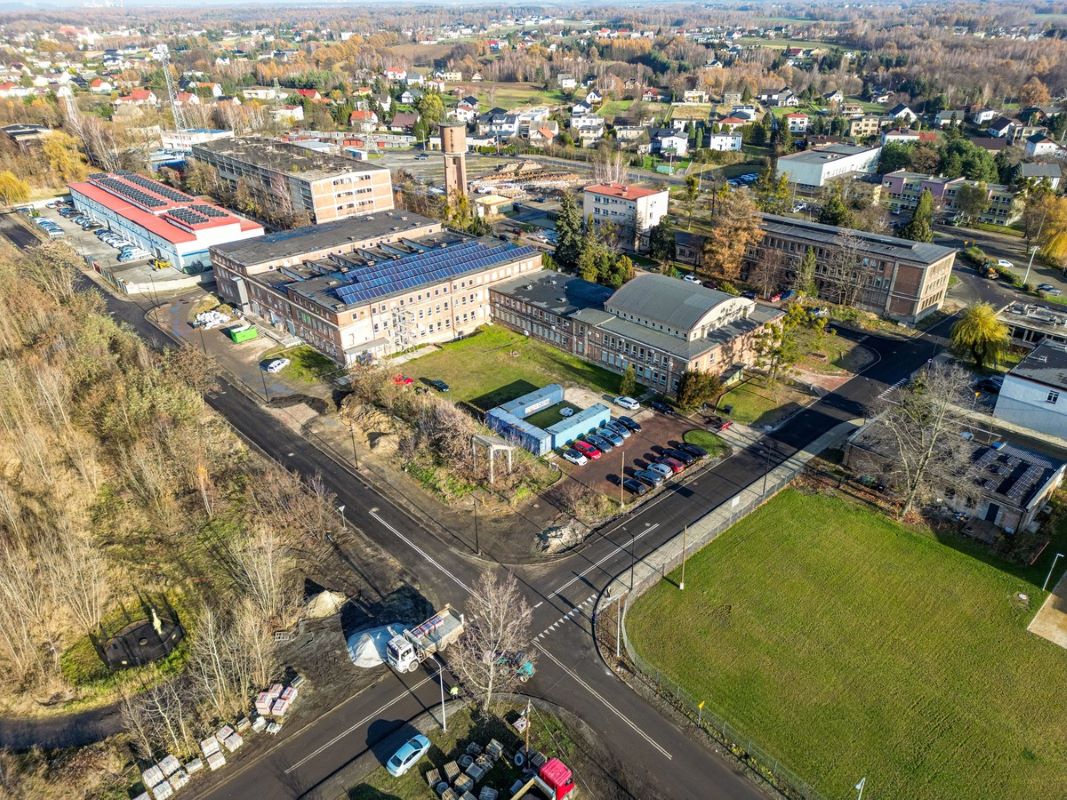 Przebudowa drogi na terenach po KWK 1 Maja w Wodzisławiu Śląskim zakończona