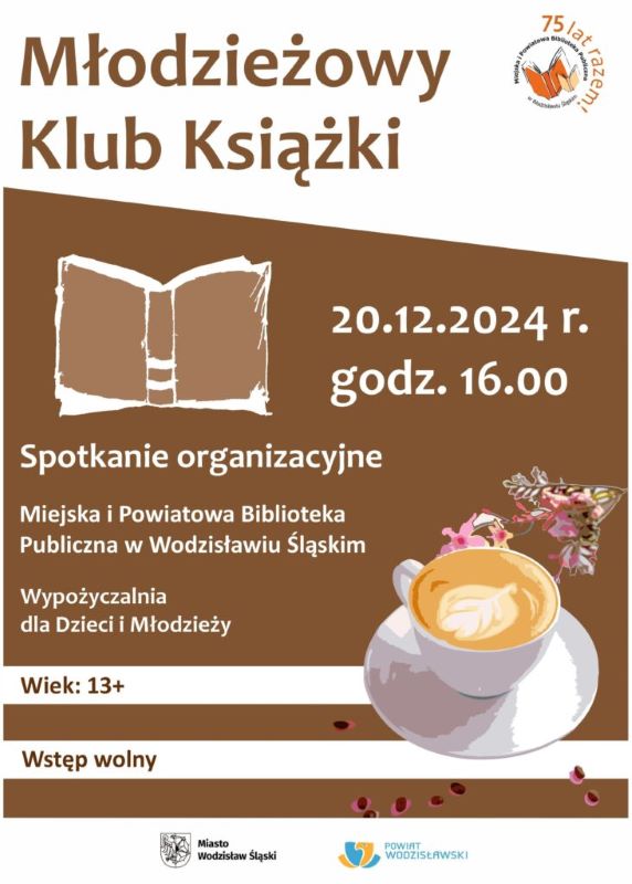 Młodzieżowy Klub Książki – nowa inicjatywa w bibliotece w Wodzisławiu Śląskim