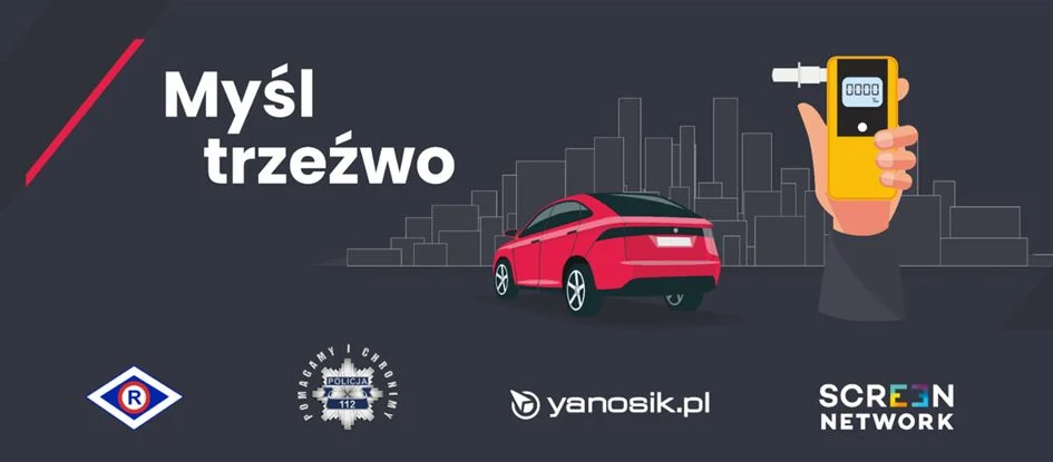 Kierowco, pomyśl zawczasu: akcja 'Myśl Trzeźwo' przypomina o bezpieczeństwie