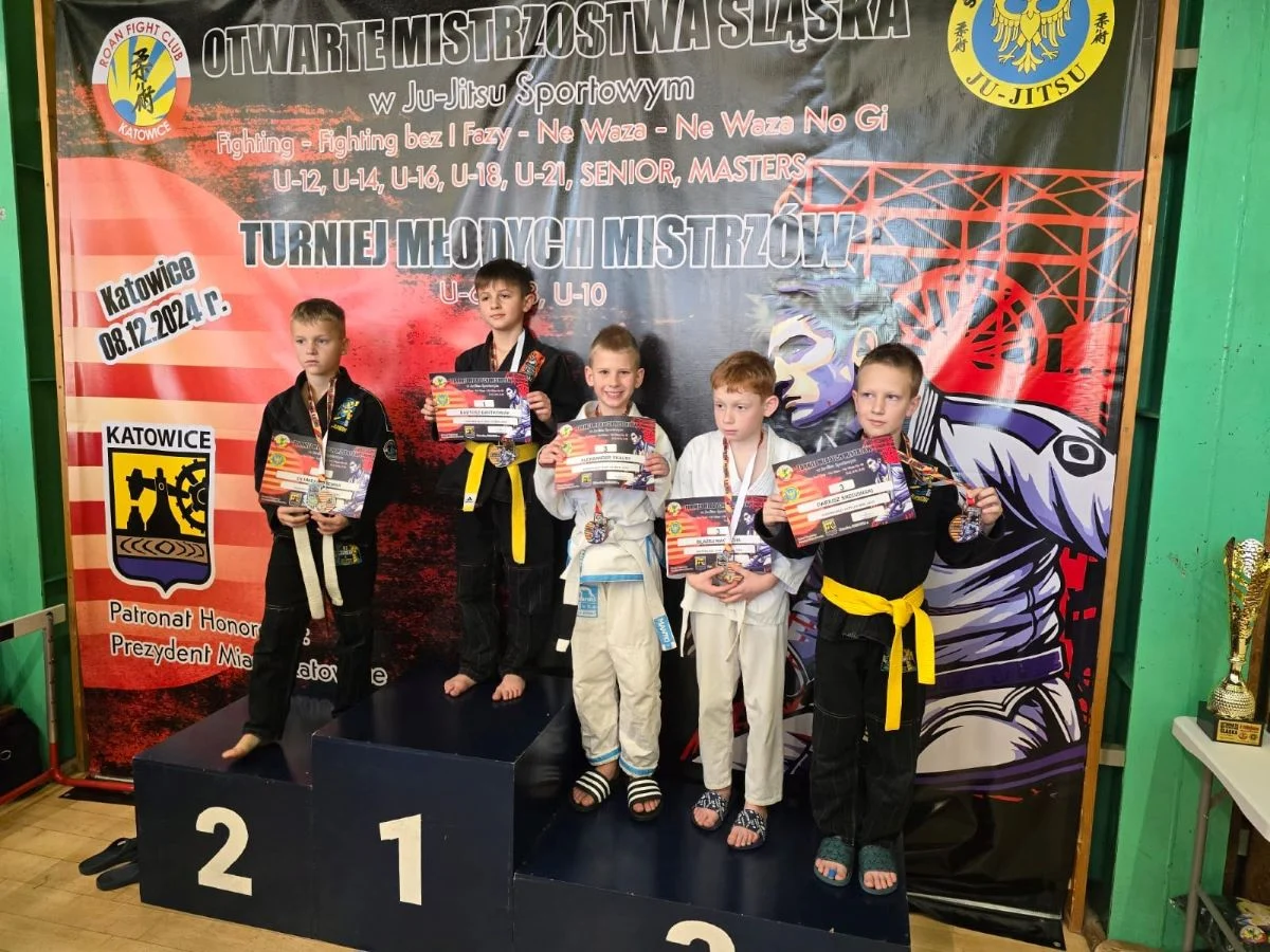Mistrzostwa Śląska JuJitsu. Reprezentanci MOSiR Łaziska Górne z medalami!
