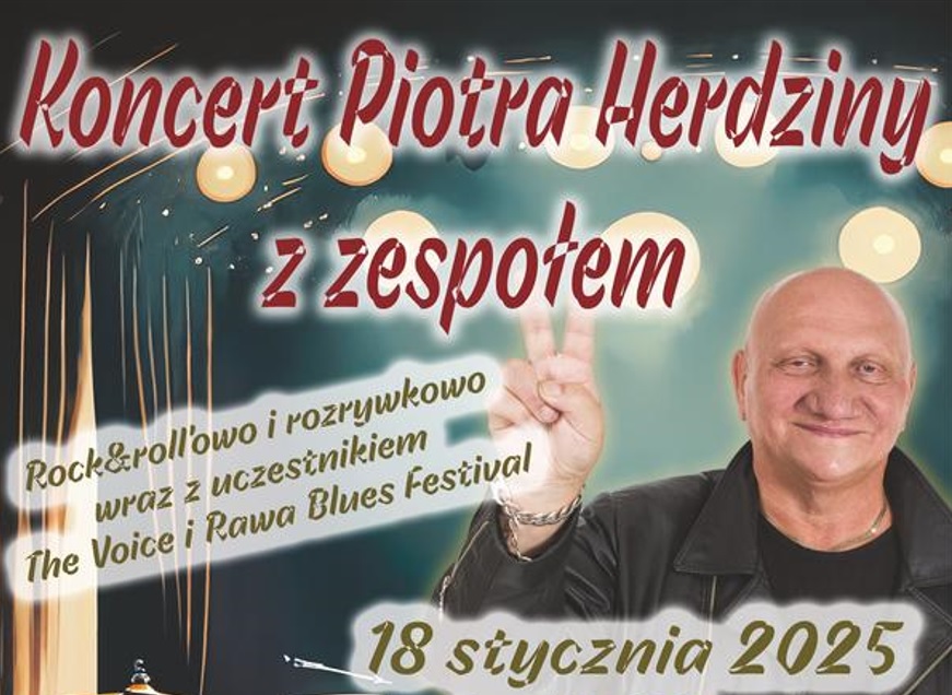 Rock&rollowa energia Piotra Herdziny w Siemianowicach – SCK zaprasza!