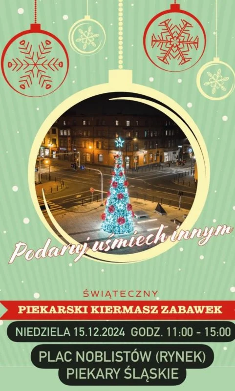 Świąteczny kiermasz zabawek: wielka Mikołajkowa akcja w Piekarach Śląskich