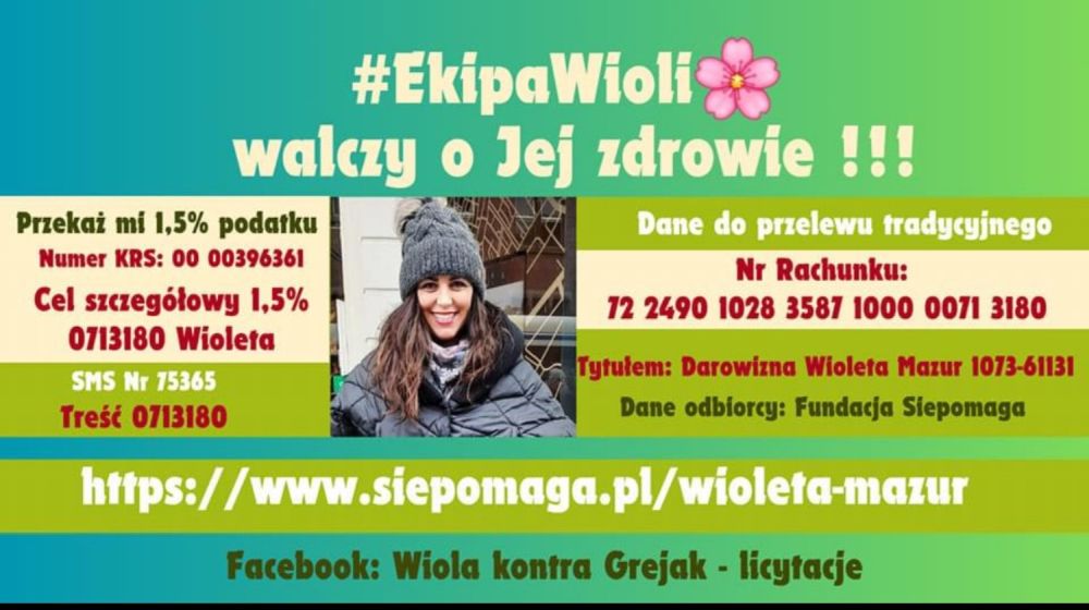 Zagraj w piłkę, pomóż Wioli! – charytatywny turniej piłki nożnej