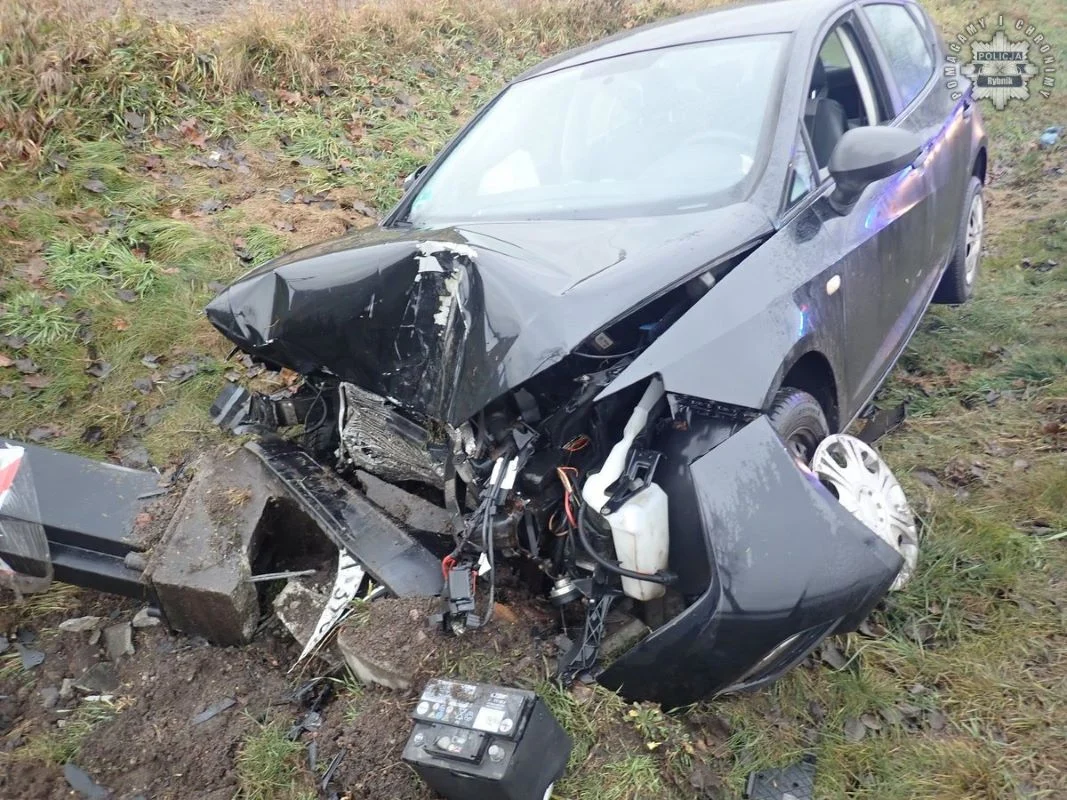 3,5 promila alkoholu za kierownicą. Pijana kierująca spowodowała kolizję