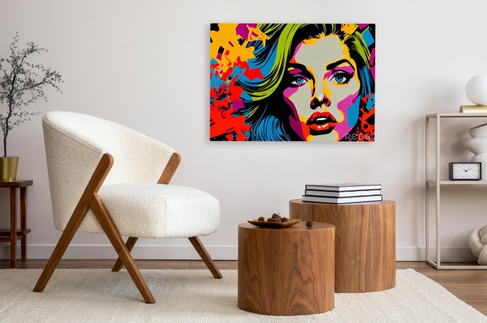 Obrazy pop art do salonu – czym się cechują i do jakiego stylu pasują?